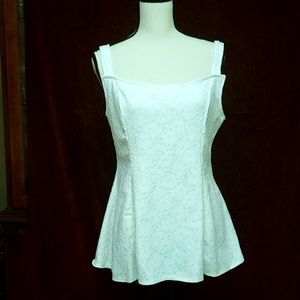 $SALE$ White Eyelet Blouse Size XL